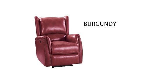 Burgundy electric 2024 recliner